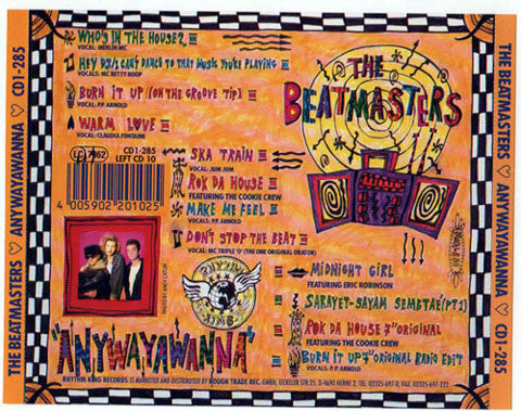The Beatmasters : Anywayawanna (CD, Album)