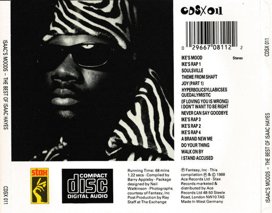 Isaac Hayes : Isaac's Moods - The Best Of Isaac Hayes (CD, Comp, RE, Son)