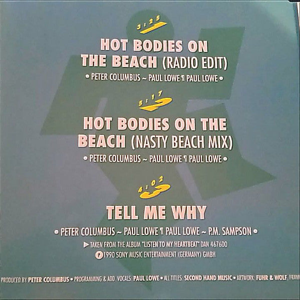 P.M. Sampson : Hot Bodies On The Beach (CD, Maxi)