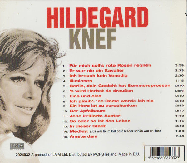 Hildegard Knef : Live (CD, Album, RE)