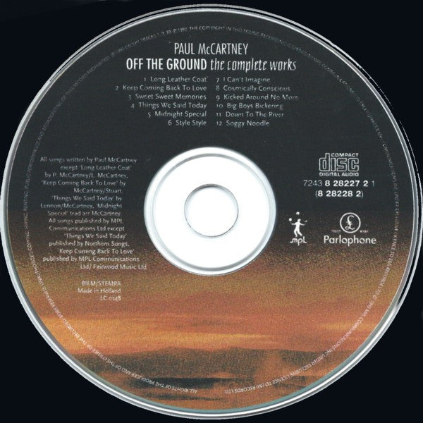 Paul McCartney : Off The Ground - The Complete Works (2xCD, Album)