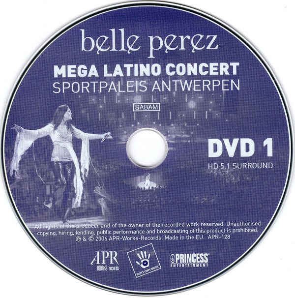 Belle Perez : Mega Latino Concert - Sportpaleis Antwerpen (2xDVD-V)