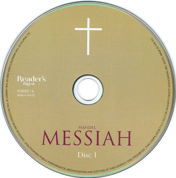 Georg Friedrich Händel : The Messiah (2xCD, RE)