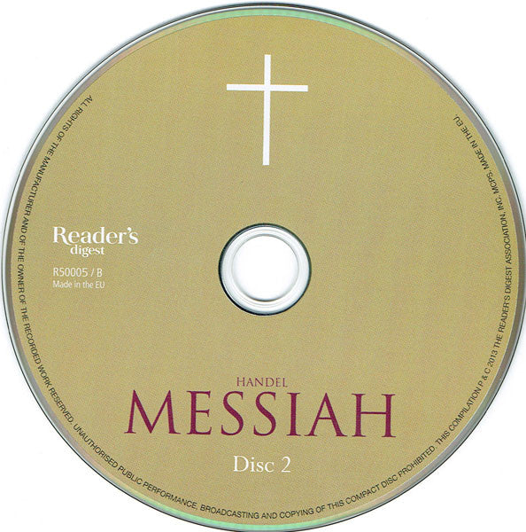 Georg Friedrich Händel : The Messiah (2xCD, RE)