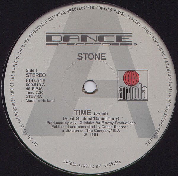 Stone : Time (12")