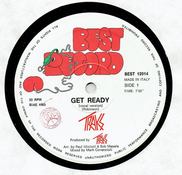 Traks : Get Ready (12")