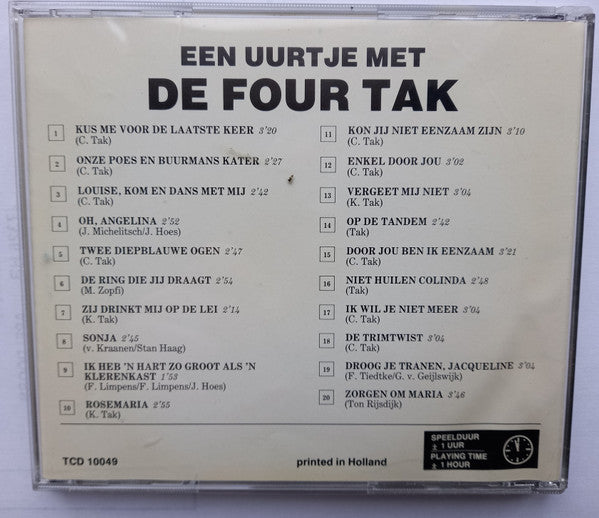 De Four Tak : Een Uurtje Met De Four Tak (CD, Comp)