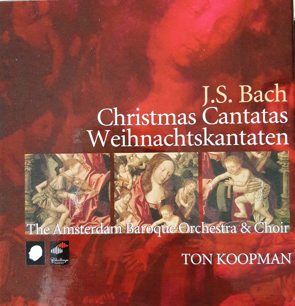 The Amsterdam Baroque Orchestra And Choir, Ton Koopman : J.S.Bach: Christmas Cantatas/Weihnachtskantaten (3xCD)