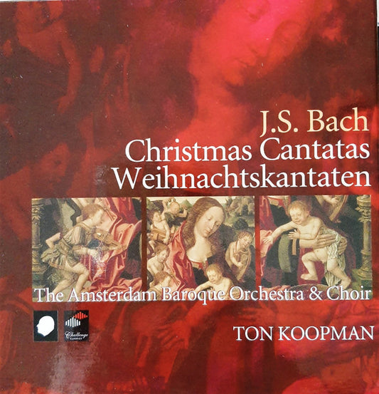 The Amsterdam Baroque Orchestra And Choir, Ton Koopman : J.S.Bach: Christmas Cantatas/Weihnachtskantaten (3xCD)