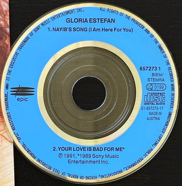Gloria Estefan : Nayib's Song (I Am Here For You) (CD, Mini, Single)