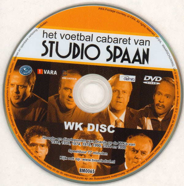 Henk Spaan, Diederik Van Vleuten, Erik van Muiswinkel : Het Voetbal Cabaret van Studio Spaan (2xDVD-V, PAL)