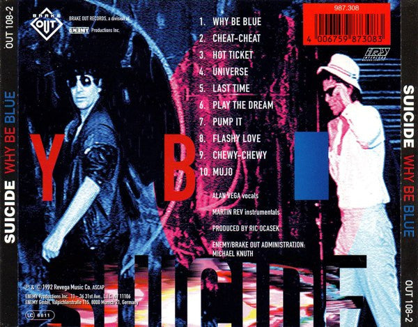 Suicide : Why Be Blue (CD, Album)