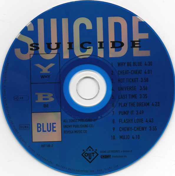 Suicide : Why Be Blue (CD, Album)