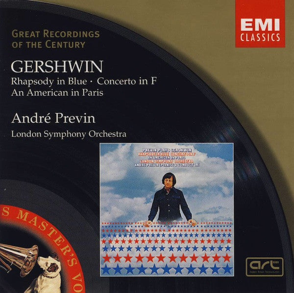 George Gershwin, André Previn, London Symphony Orchestra : Rhapsody In Blue • Concerto In F • An American In Paris (CD, Album, RE, RM)