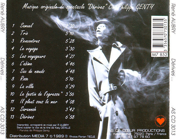 René Aubry : Dérives ... (CD, Album)