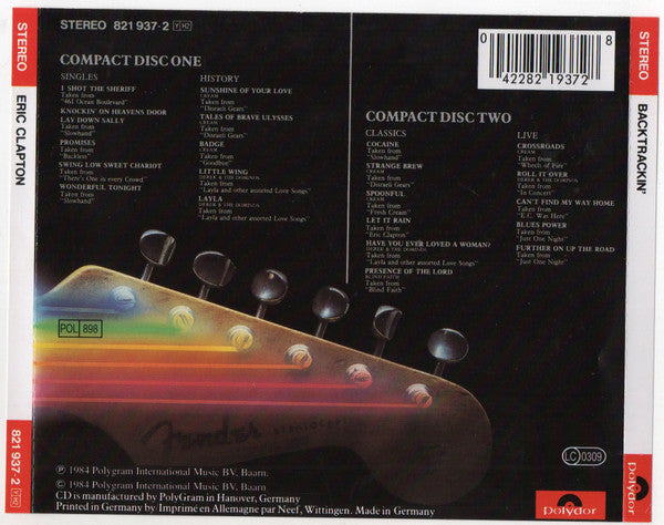 Eric Clapton : Backtrackin' (22 Tracks Spanning The Career Of A Rock Legend) (2xCD, Comp, RE)