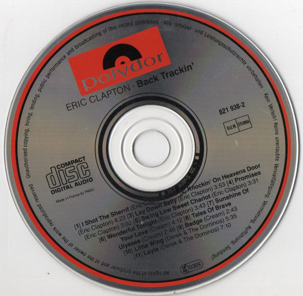 Eric Clapton : Backtrackin' (22 Tracks Spanning The Career Of A Rock Legend) (2xCD, Comp, RE)