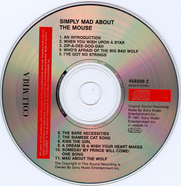Various : Simply Mad About The Mouse (A Musical Celebration Of Imagination) (CD)