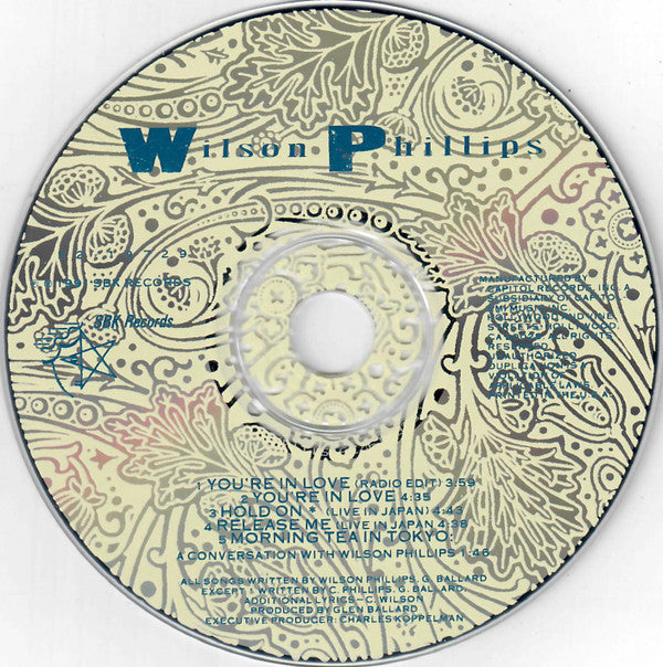 Wilson Phillips : You're In Love (CD, Maxi, dig)