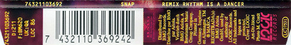 Snap! : Rhythm Is A Dancer (Remix) (CD, Maxi)