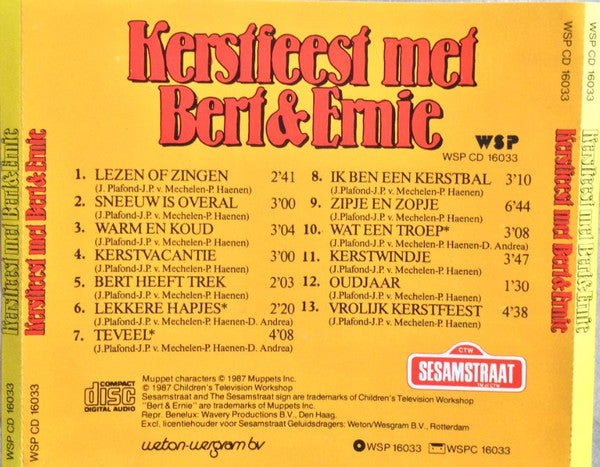 Bert & Ernie : Kerstfeest Met Bert & Ernie (CD, Album)