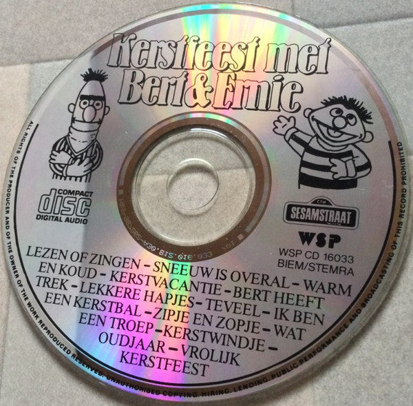 Bert & Ernie : Kerstfeest Met Bert & Ernie (CD, Album)