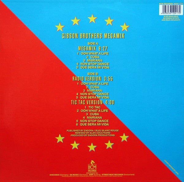 Gibson Brothers : Megamix (12", Maxi, Mixed)