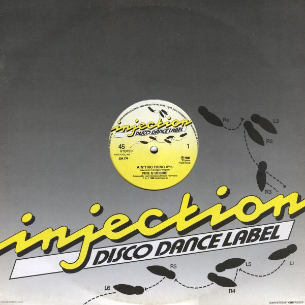 Fire & Desire : Ain't No Thing (12")