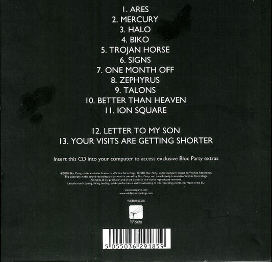 Bloc Party : Intimacy (CD, Album, Enh, Ltd, O-C)