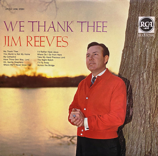 Jim Reeves : We Thank Thee (LP, Album)
