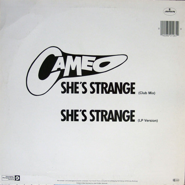 Cameo : She's Strange (12", Maxi)