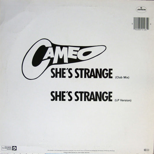 Cameo : She's Strange (12", Maxi)