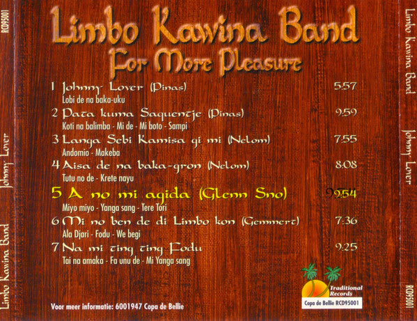 Limbo Kawina Band : Johnny Lover (CD, Album)