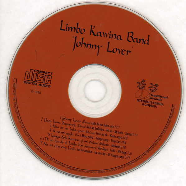 Limbo Kawina Band : Johnny Lover (CD, Album)