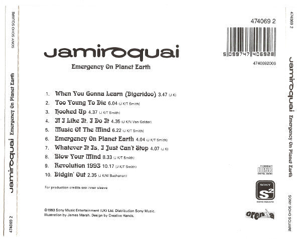 Jamiroquai : Emergency On Planet Earth (CD, Album, RE)