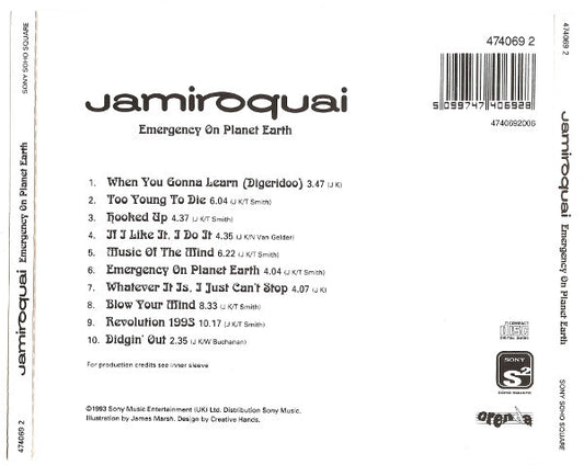 Jamiroquai : Emergency On Planet Earth (CD, Album, RE)