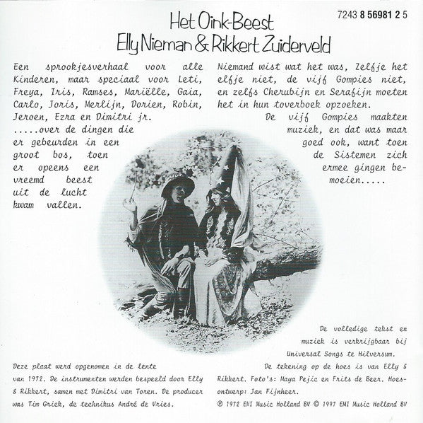 Elly & Rikkert : Het Oink-Beest (CD, Album, RE)