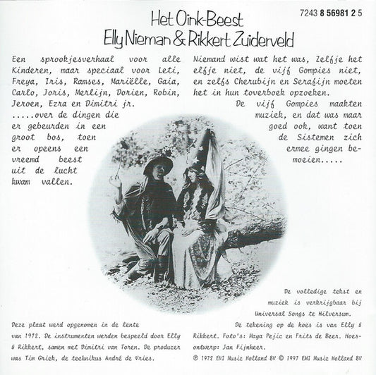 Elly & Rikkert : Het Oink-Beest (CD, Album, RE)
