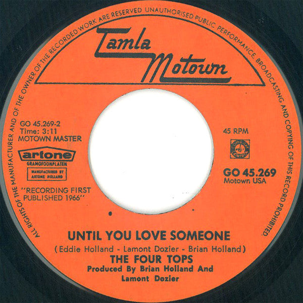 4 Tops* : Reach Out I'll Be There (7", Single)