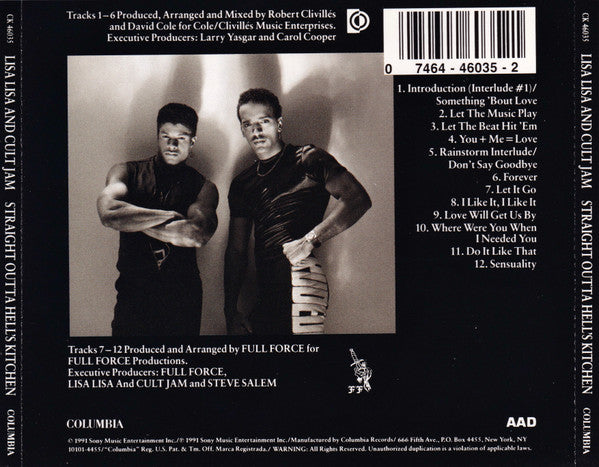 Lisa Lisa & Cult Jam : Straight Outta Hell's Kitchen (CD, Album)
