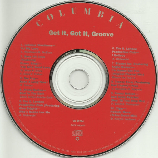 Various : Get It, Got It, Groove (CD, Comp)