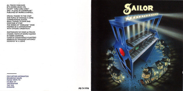Sailor : Sailor (CD, Album)