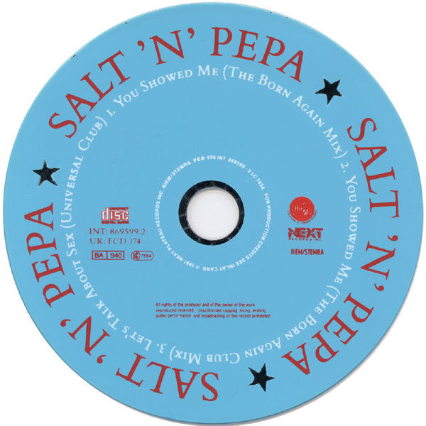 Salt 'N' Pepa : You Showed Me (CD, Single)