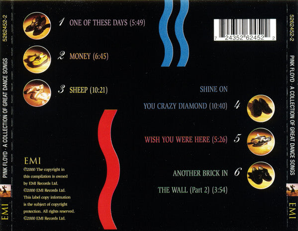 Pink Floyd : A Collection Of Great Dance Songs (CD, Comp, RE, RM)