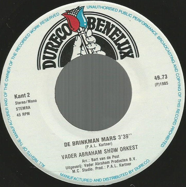 Vader Abraham : Brinkman, Minister Brinkman........ (7", Single)
