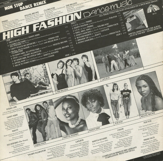 Various : High Fashion Dance-Music - Volume 2 (Non Stop Dance Remix) (LP, Mixed)