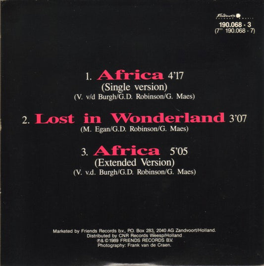 Gale Robinson : Africa (CD, Single)