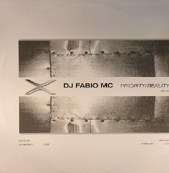 Fabio MC : Priority / Reality (12")