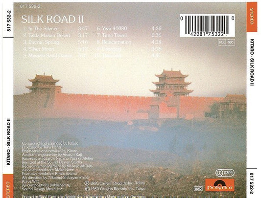 Kitaro : Silk Road II (CD, Album, RE)