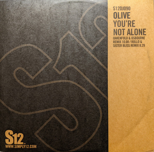 Olive : You're Not Alone (12", RE)